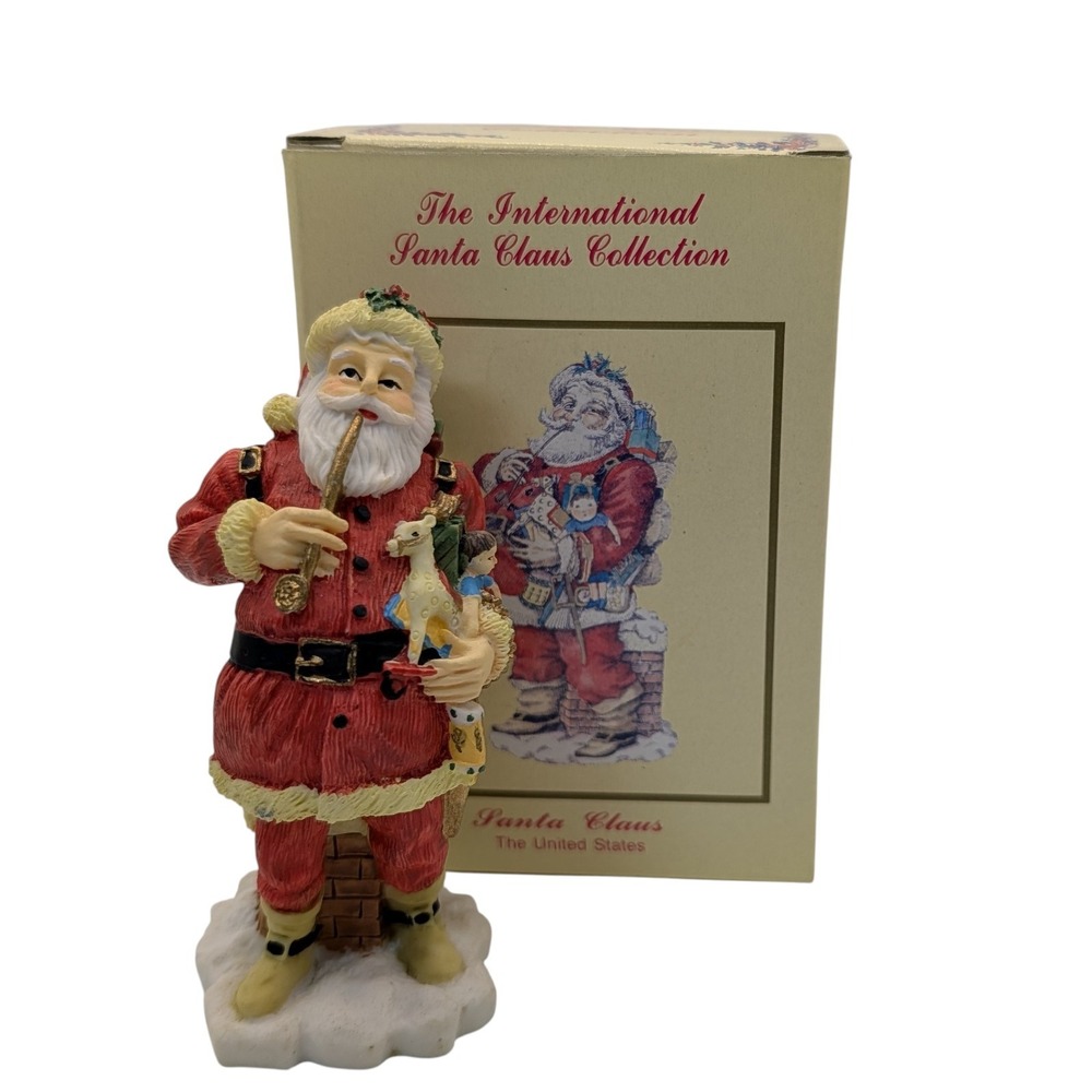 International Santa Claus Collection Figurine United‎ States Hand Painted 2003